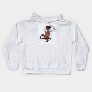 A side Queens Kids Hoodie